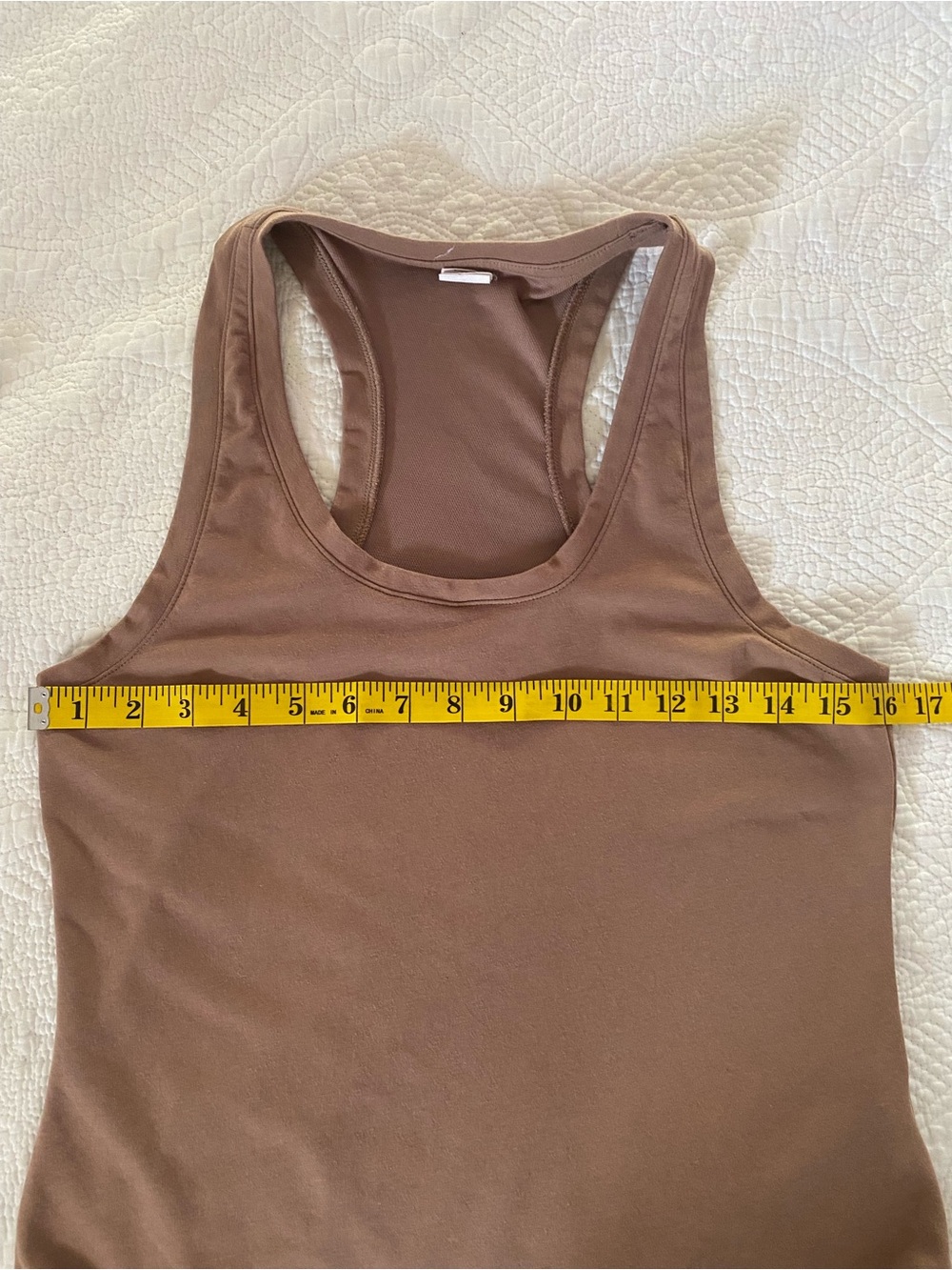 BYLT Tank Top Brown Racerback Small - Picture 6 of 9